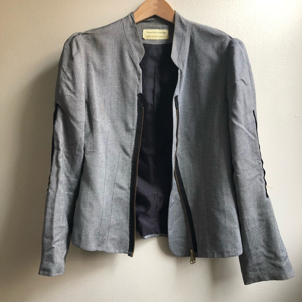 Petit Oyster zippered blazer